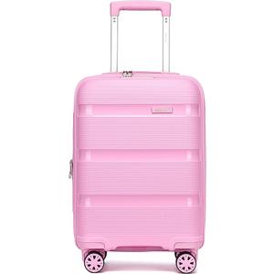 Kono 20 Inch Expandable Carry on Luggage, Airline Approved Suitcase, Pink
22x14x9 Lightweight PP Hard Shell Smooth 360 Spinner Wheels with TSA lock for Short Trips, Size: Carry-on 20-inch expandable