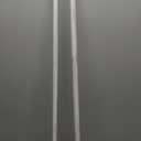 EXCLUSIVE HOME Duke 1" Curtain Rod and Coordinating Finial Set, Distressed White, Adjustable 36"-72", 2 Pack