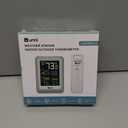 Indoor Outdoor Thermometer Wireless Weather Stations, with 330ft Range Sensor and Adjustable Brightness Inside Outside Temperature Humidity Monitor (Multi)