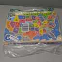 QUOKKA Puzzles for Kids Ages 4-6 - 3 Set Toddler Kids Puzzles Ages 3-5 - Learning United States Games for Childrens 6-8 - Educational Toys for 3 Year Old Boys and Girls - Award Winning (1. Wood Maps X3)