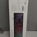 USB Wired Keyboard with Backlit 7-Colors, Full Size Keyboard with Retro Keycaps, Numeric Keypad and Media Hotkey for Computer Desktop PC Laptop and Windows 7 8 10 11