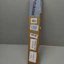 LazBlinds No Drill Light Filtering Cellular Shades, 25"W x 48"H, Dove Grey