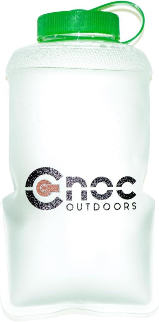 Cnoc Outdoors HydriamX Durable Collapsible 350ml Flask, 42mm Thread Wide Mouth, Hot Liquid Compatible (11.8 Ounces)