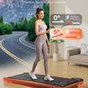 Walking Pad Treadmill, Anylife Incline Walking Pads Under Desk 330lb Capacity, 2.5HP Portable Treadmills for Home, Compact Treadmill Small Running Pad with LED Display, Remote Control