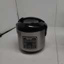 AROMA Digital Rice Cooker, 4-Cup (Uncooked) / 8-Cup (Cooked), Steamer, Grain Cooker, Multicooker, 2 Qt, Stainless Steel Exterior, ARC-914SBD