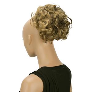 CAISHA Bun Hairpiece Ponytail Topknot Hepburn-Bun Scrunchie Updo Brown Blond Mix HK116