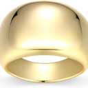 Amazon Essentials (Demi's Pick) Women's Dome Band Ring, Gold Plated