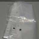 BAROSSA Design 54 inch Wide Stall Shower Curtain Liner with 3 Magnets - PEVA, Waterproof, PVC Free, Metal Grommets, Clear, 54x72