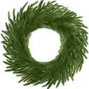 18 Inch Christmas Norfolk Pine Wreath for Front Door, Artificial Christmas Wreaths Faux Greenery Pine Needles Wreath for Front Door Wall Windows Porches Farmhouse Indoor Outdoor Xmas Decor