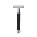 The Edwin Jagger DE86 Black DE Safety Razor (Long) (1 Count (Pack of 1))