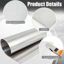 MorningRo 430 Stainless Steel Sheet Metal 48 x 48 Inches 24ga Metal Plates Panel #4 Brushed Finish for Magnetic Mount Board Wall Food Truck Restaurant Crafting Kitchen Floor Trailer Garage Gym