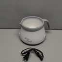 Candy and Chocolate Melting Pot, Mini Electric Fondue Pot, Melts Candy Chocolate in a Couple of Minutes, Ideal for Cake Pops Cookies Cakes, 1 Cups, Single Pot, Gray