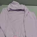 SHEWIN Women's Casual Hoodies Long Sleeve Solid Lightweight Pullover Tops Loose Sweatshirt with Pocket (Medium, 1 Pink)