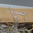 2 Pack 720LEDs Waterfall Icicle Christmas Lights Cool White - Multifunction 8 Modes, Timer Clear Cable Indoor/Outdoor Low Voltage Waterproof Curtain Light Christmas Decoration