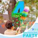 2 x 34" Piata Stick Accessories Set, Pinata Bat, Blindfold Eye Mask, Hemp Rope, Confetti (Blue)