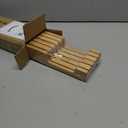 Bamboo Knife Block and In-Drawer Storage, Display Stand and Organizer, In-Drawer Knife Drawer Organizer(Knives Not Included)