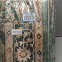 6x9 Vintage Rugs for Dining Room, Washable Rugs Non Slip Large Area Rug for Living Room Bedroom Office, Floor Decoration Big Rug Mat Low-Pile Kid & Pet Friendly(Border Green)