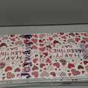 Jaywayang 5 Pack White Valentine Gift Boxes with Lids, Ribbons and Tissue Papers Square Gift Boxes - 7.1 Inch - Presents Wrapping Valentine's Day Decoration Party Favor Boxes.