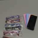 Gaoye 2.5 Reading Glasses for Women, 6 pack Fashion Readers for Women Spring Hinge Eye Glasses, Blue Light Reading Glasses (*C1 Mix Color)