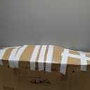 7.5 FT Prelit Snow Flocked Christmas Tree, Artificial Spruce Christmas Tree with 250 Warm White LED Lights, 850 PVC Branch Tips, Easy Assembly/Metal Stand/Hinged Branches Decoration