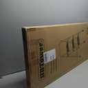 HBTower Step Ladder, Folding Step Stool with Wide Anti-Slip Pedal, Sturdy Steel Ladder, Convenient Handrail, Lightweight, Portable Steel Step Stool (Black)