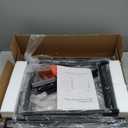 Nesting Coffee Table,Small Glass Coffee Table Set of 2,Black Modern Center Sofa Side Tea Table for Living Room,Bedroom and Small Spaces,2 Tier Tempered Glass, Easy Assembly,Gold