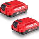 Bonacell Upgraded 2Pack 3500mAh Replacement for Craftsman 20V Battery, Compatible with Craftsman V20 Lithium Ion Battery CMCB202-2 CMCB201 CMCB204 20Volt Battery Series Cordless Power Tools (Red)