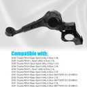 GXARTS 48720-42030 Rear Left Lower Trailing Control Arm Sub-Assembly w/Bushings Compatible With Toyota RAV4 2001-2005 2.0L 2.4L 2WD FWD 4WD AWD LH Driver Side Suspension Arm