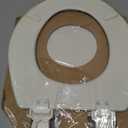 Mayfair Cameron Biscuit Toilet Seat, Non Slip Heavy Duty Wood, Easy Clean, Made in USA, Round