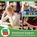 Dumpster Fire Desk Accessories Magnetic Dry Erase Board Emotional Support Decorative Signs, Count Days Since Chaos, Gifts for Office Coworker Nurse Teacher (Blue, Black Marker Pen Set)