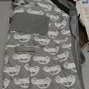 Wildkin Modern Kids Nap Mat – Soft Cotton Blend with Pillow & Elastic Straps for School & Travel - Cars