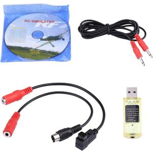 with Cables 22 in 1 RC Simulator, USB Flight Simulator Accessories, Stable Performance for Most Remote Controllers RC Accessory