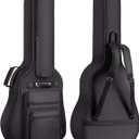 CAHAYA Acoustic Guitar Bag Thick Padding Waterproof Dual Adjustable Shoulder Strap Guitar Case Gig Bag 40 41 inch with Back Hanger Loop