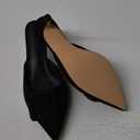 Fericzot Mule Slippers for Women,Slingback Buckle Pumps Pointed Toe Kitten Heels Shoes Slides Backless Dress Sandals 10