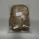 CJL HAIR 2PCs Small Cute Messy Bun Hair Piece for Thin Hair Women Mini Synthetic Curly Bun Scrunchies Updo Hairpieces Beige Multi