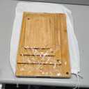 Hiware 4-Piece Extra Large Bamboo Cutting Boards Set for Kitchen, Heavy Duty Cutting Board with Juice Groove, Bamboo Chopping Board Set for Meat, Vegetables - Pre Oiled