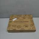 Renmxj Charcuterie Board with Clear Lid, Travel Portable Cheese Board Charcuterie Boxes Cutting Boards for Kitchen, House Warming Gifts New Home, Gifts for Women (6 Compartments Black)