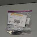 ReigaHood US Flat Slot Storm Door Handle Complete Set Fits for Larson and Wright Screen Door Hardware, 2-1/2" Handle PZ, 7/8" Backset, 7-1/4" Trimplate H.C., Non-Handed, Matte Black