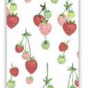 Fiesta Falling Strawberry Print Kitchen Towel, 2 Pack