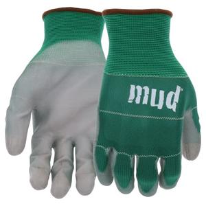 MUD Smart, Polyurethane Coating, Abrasion Resistance, Breathable, Touchscreen Compatible, Cucumber, M, 2 Pack