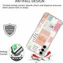 Case for Samsung Galaxy S25 with Motivational Quotes Design,Encouraging Words Collage Pattern for Teen,Soft TPU Phone Cover Bumper(S25,Positive)