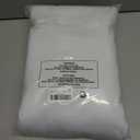 FMFUNCTEX 100% White Blackout Curtains for Living Room, White Weave Textured Curtains 96 Inches Long Thermal Insulated Curtain for Bedroom, Black Out Drapery Grommet Room Darkening 2 Panels