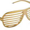 Vaulted Skulls & Co Slot Retro Shutter Shades Eyewear | Slat Glasses | Slotted Glasses | Stylish Sunglasses for Festivals