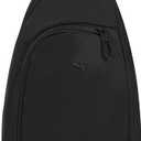 PUMA Women's Myriad Sling, Sporty Hands-Free Bag with Reversible Strap & Dual Compartments, Black, One Size
