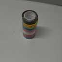 Electrical Tape Colors 7 Rolls 3/4-Inch by 30 Feet, Waterproof, Strong Adhesive, Durable, Easy-Wrap, Pink, Yellow, Red, Green, Blue, White, Black