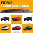 350 LBS Lockable Roof Rack Cross Bars Compatible with 2021-2026 Chevrolet Chevy Tahoe & Suburban/GMC Yukon XL/Cadillac Escalade ESV, Heavy Duty Aluminum Crossbars Cargo Bike Carrier Bars