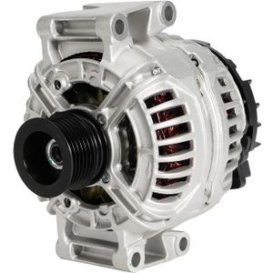 New Alternator 3.0/3.5L Compatible with Mercedes-Benz C300 V6 3.0L 2009-2012, GLK350 V6 3.5L 2010-2012 - Replace 0124525171 12V 150A 6-Groove Pulley Alternator with One Year Quality Assurance
