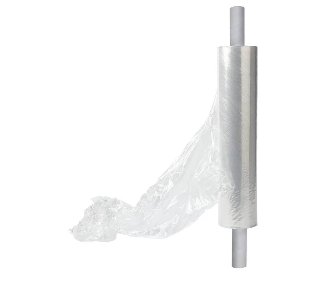 uBoxes Large Cast Stretch Wrap 20" x 1000' 80G Roll with Handle