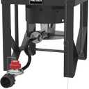 50,000 BTU High-Pressure Propane Burner - Adjustable Single Burner Propane Stove with CSA Certified 10PSI Regulator for Outdoor Camping, Backyard Cookouts, Tailgating, Fishing, and Hunting