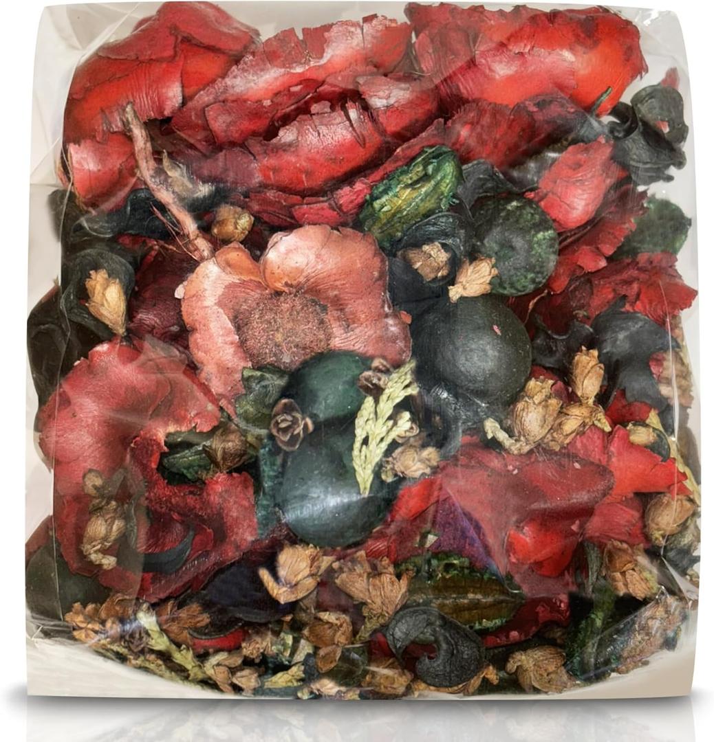 Winter Potpourri Bag with Pine Scent  Evergreen Fragrance for Bowl and Vase Fillers, Home Decoration for Christmas Holiday and Xmas Balsam Fir Tree Smell